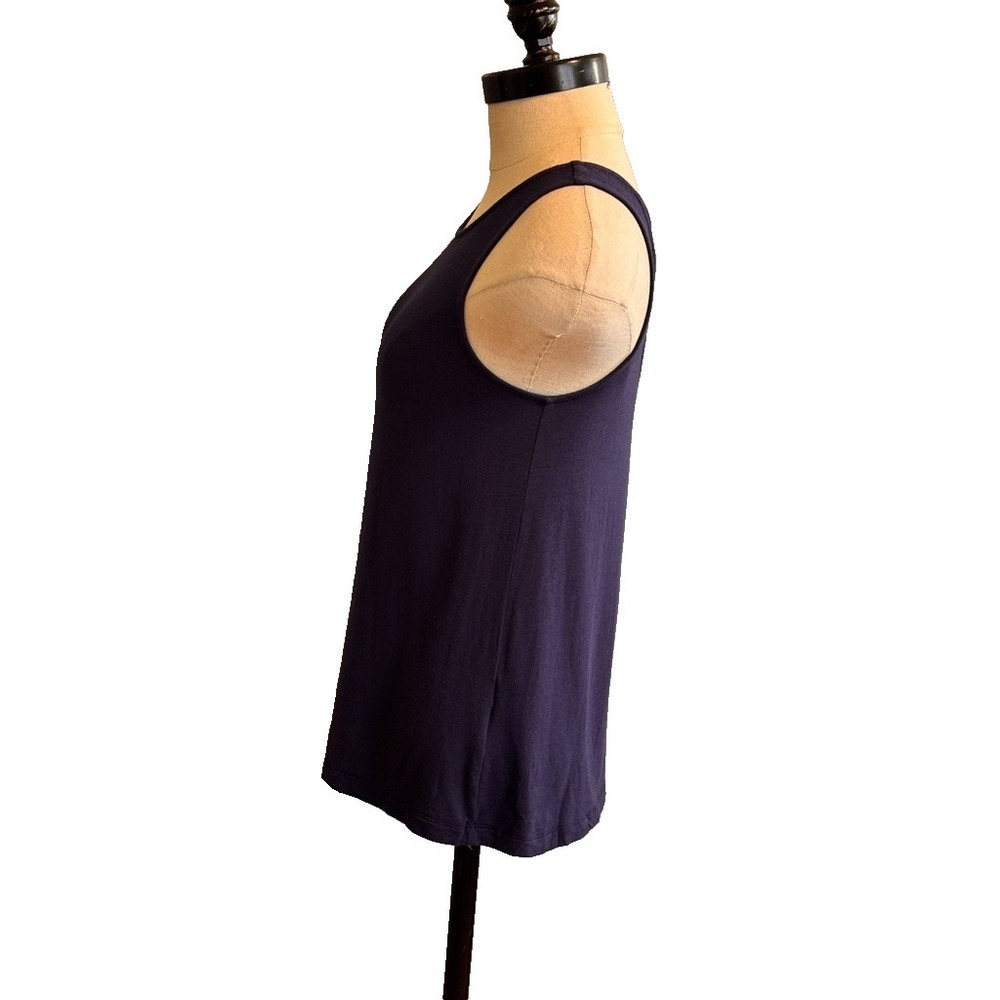 Lilly Pulitzer KRISTEN TOP Lapis Navy Blue XS Tank Cris Cross Summer Travel Sun - Picture 10 of 12